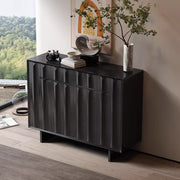 Modern Sideboard Cabinet 3 Doors Adjustable Shelves Contemporary Style